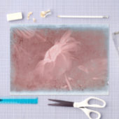 ひまわりピンクグレーヴィンテージアンティーク古いテクスチャ 薄葉紙 (クラフト)