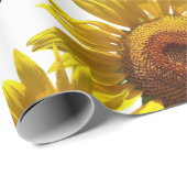 ひまわりピンクハートマットラッピング紙 ラッピングペーパー (ロールコーナー)