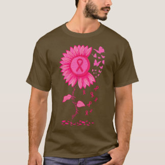 ひまわりピンクリボン乳癌認識度Warr Tシャツ