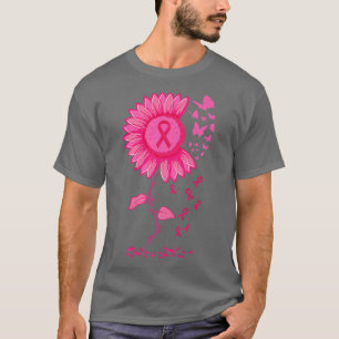 ひまわりピンクリボン乳癌認識度Warr Tシャツ