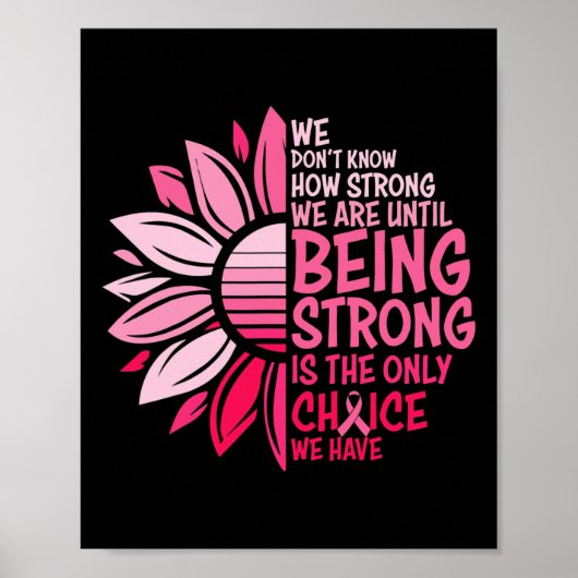 ひまわりピンク乳癌認識度女性ウォーリ ポスター (正面)