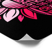 ひまわりピンク乳癌認識度女性ウォーリ ポスター (角)