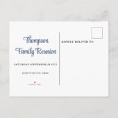 ひまわりファミリー懇親会日付の保存 案内ポストカード (裏面)