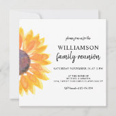 ひまわりファミリー懇親会 招待状 (正面)