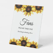 ひまわりファン結婚のフローラ台座看板 台座サイン (正面)