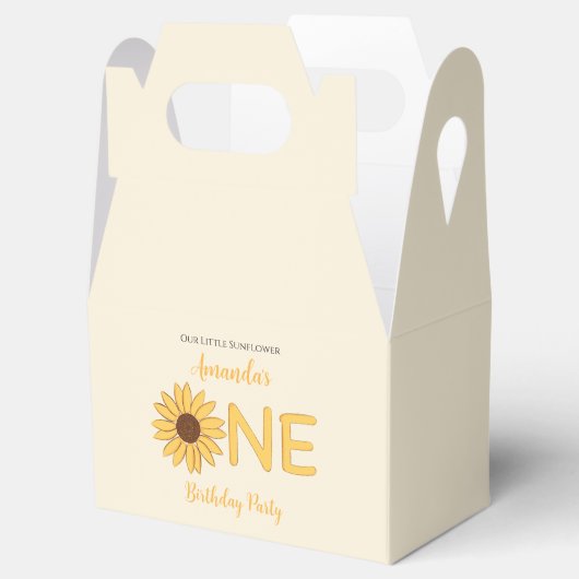 ひまわりファースト誕生日 フェイバーボックス (オープン)