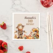 ひまわりファームカクレクロウ誕生日 スタンダードカクテルナプキン (インサイチュ)