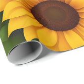 ひまわりファーム3Dアイソメパターン ラッピングペーパー (ロールコーナー)