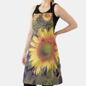 ひまわりフィルター効果付きレトロヴィンテージスタイル エプロン (インサイチュ)