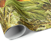 ひまわりフィールドデカップイエローヴィンテージアンティーク ラッピングペーパー (ロールコーナー)