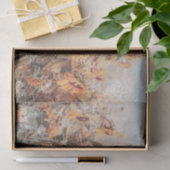 ひまわりフィールドヴィンテージアンティーク秋のテクスチャ 薄葉紙 (ギフト)