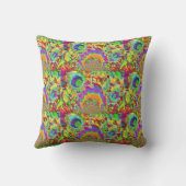 ひまわりフィールド永遠 – オレンジ クッション (裏面)