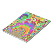 ひまわりフィールド永遠 – オレンジ ノートパッド (回転)