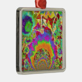 ひまわりフィールド永遠 – オレンジ メタルオーナメント (右)