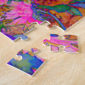 ひまわりフィールド永遠 – ピンク ジグソーパズル (側面)