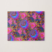 ひまわりフィールド永遠 – ピンク ジグソーパズル (横)