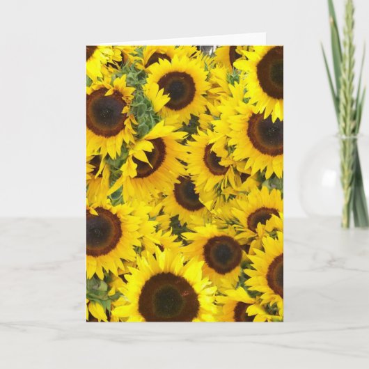 ひまわりフォトカード カード (正面)