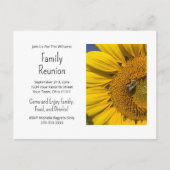 ひまわりフォトサマーファミリー懇親会バーベキュー インビテーションポストカード (正面)