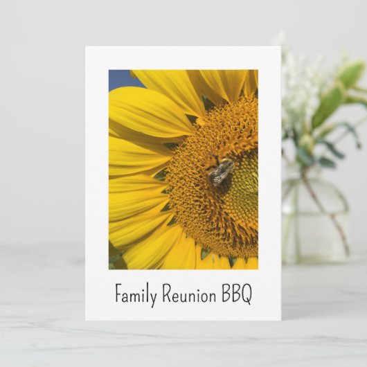 ひまわりフォトサマーファミリー懇親会BBQ 招待状 (スタンド正面)