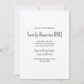 ひまわりフォトサマーファミリー懇親会BBQ 招待状 (裏面)