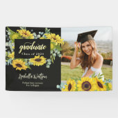 ひまわりフォトスクリプト卒業ようこそパーティー 横断幕 (横)