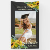 ひまわりフォトスクリプト卒業パーティー 横断幕 (縦)