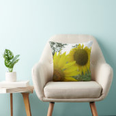 ひまわりフォトスロークッション41cm x 41cm クッション (椅子)