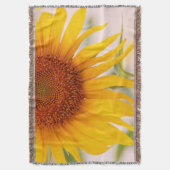 ひまわりフォトブランケット スローブランケット (正面縦)