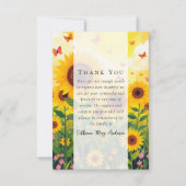 ひまわりフォト悔やみや弔慰葬儀記念館 サンキューカード (正面)