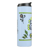 ひまわりフォークパターンバイアレクサンドラ調理師 タンブラー (回転左)