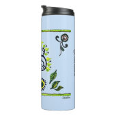 ひまわりフォークパターンバイアレクサンドラ調理師 タンブラー (回転右)