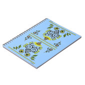 ひまわりフォークパターンバイアレクサンドラ調理師 ノートブック (左側)