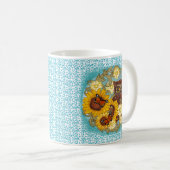 ひまわりフクロムグ コーヒーマグカップ (正面右)