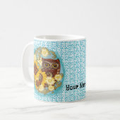 ひまわりフクロムグ コーヒーマグカップ (正面左)