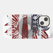 ひまわりフラグ  iPhoneケース (裏面横)