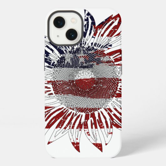 ひまわりフラグ  iPhoneケース (裏面)