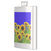 ひまわりフラスクウクライナ国旗の色 フラスク (左)