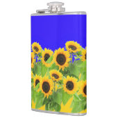 ひまわりフラスクウクライナ国旗の色 フラスク (左)