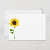 ひまわりフラットサンキューカード サンキューカード (裏面)