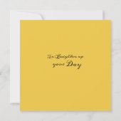 ひまわりフラットサンキューカード サンキューカード (裏面)