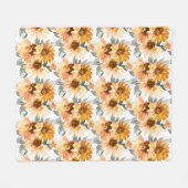 ひまわりフリースブランケット フリースブランケット (正面(横))