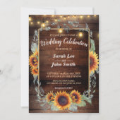 ひまわりフレーム 招待状 (正面)