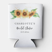 ひまわりフローラカスタムブライダルシャワー 缶クーラー (正面)
