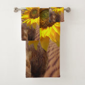 ひまわりフローラクマ風呂タオルのセット バスタオルセット (インサイチュ)