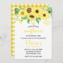 ひまわりフローラサマーファースト誕生日