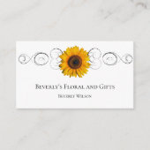 ひまわりフローラショップ名刺 名刺 (正面)