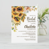 ひまわりフローラブライダルシャワー 招待状 (スタンド正面)