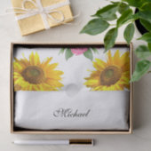 ひまわりフローラブルーエレファントティッシュペーパー 薄葉紙 (ギフト)