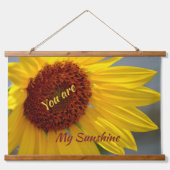 ひまわりフローラマイサンシャインフォト 吊り下げ型タペストリー (正面)