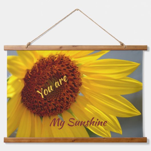ひまわりフローラマイサンシャインフォト 吊り下げ型タペストリー (正面)